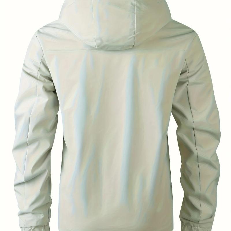 Men's Casual Windbreaker Jacket Hooded Jacket Men's Waterproof Outdoor Soft Shell Winter Outwear Clothing Warm Plus Size