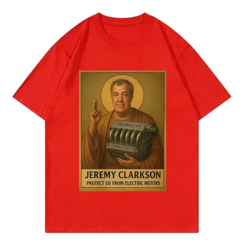 Jeremy Clarkson Chraň nás před elektromotory Tričko Top Gear Vtipné Meme Grafické Tričko Unisex Ležérní Móda Volná Trička