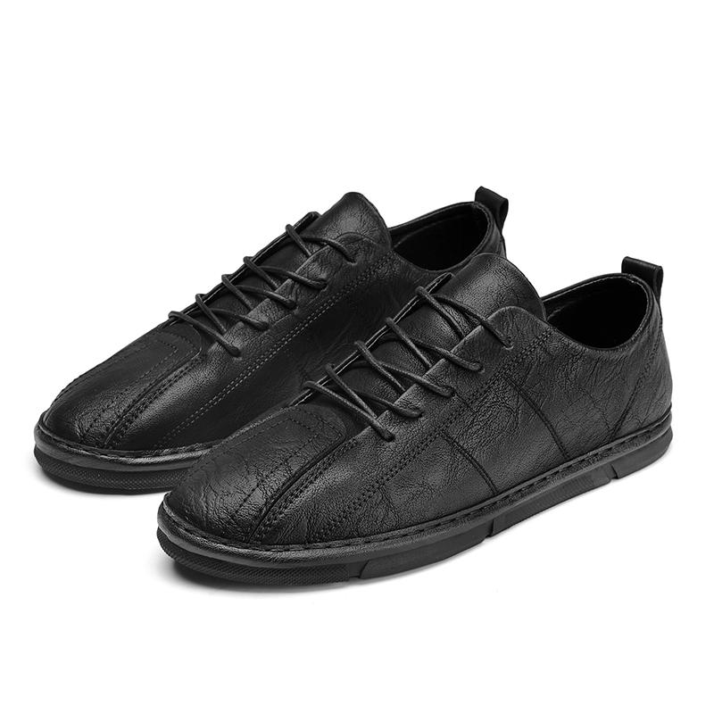 

Мужская обувь 2024 года, модные туфли-лодочки, классические повседневные туфли для вождения, качественные кожаные удобные мужские туфли-лоферы, черные туфли 39 чёрный