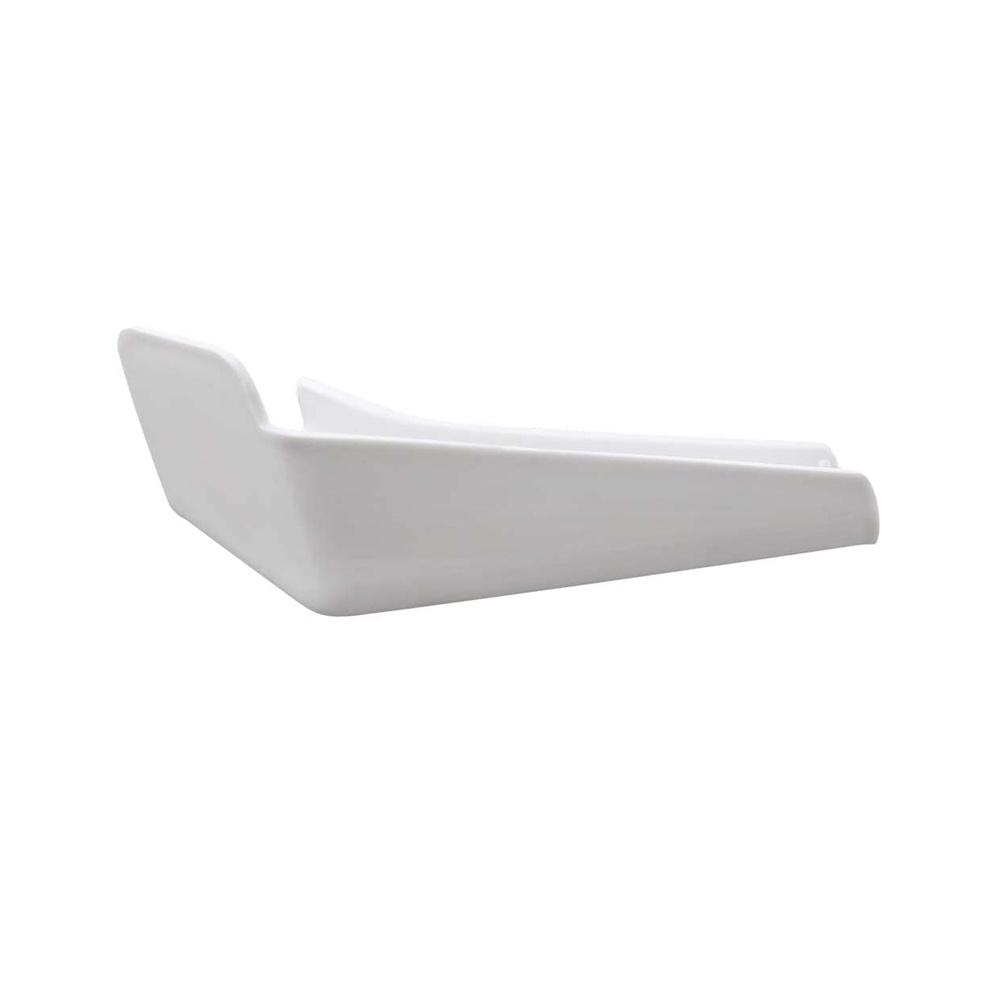 4pcs Rain Gutter Spout Extensions Long Version Left and Right White For RV Camper