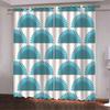 Curtains Color Striped Bohemian Style 3D Digital Printing High Density Blackout Curtains