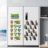 Plants Vs. Zombies Refrigerator Magnet - Strong Magnetic Suction PVC Cartoon Decoration