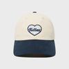 FALLETT Dot Heart Logo Typography Ball Cap Navy