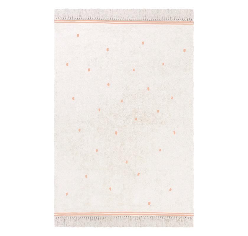 Children's Carpet Round Rainbow Pattern Tassel Bedroom Bedside Mat Home Decoration Rug Cute Girl Style Machine Washable Soft