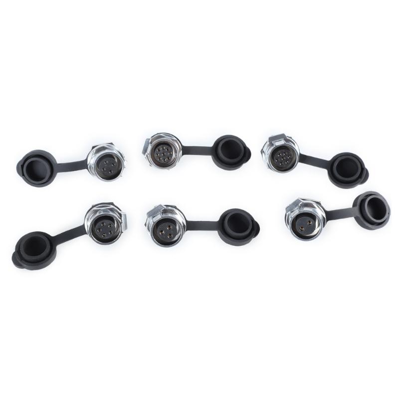 LP16 Fast Locking Aviation Connector Plug with LP12 Socket Full Metal Waterproof 2 3 4 5 7 9Pin Optional Full Metal