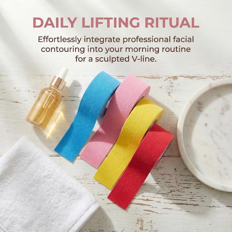 1 Roll Face And Neck Wrinkle Removal Tape Smooth Multipurpose High Elasticity Face Sticker For Forehead Neck Lips Chin Care Tool
