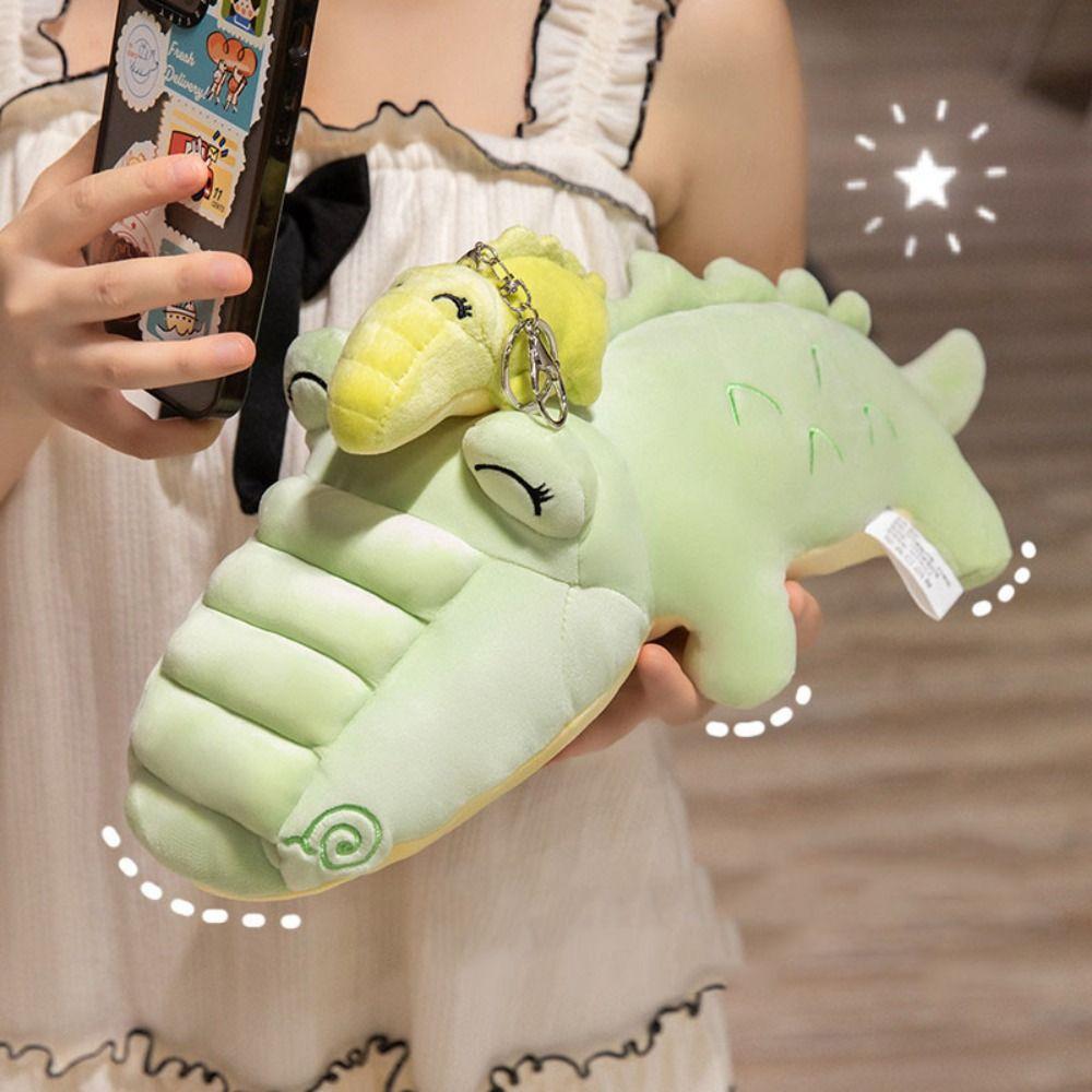 Cartoon Crocodile Plush Toy Pendant Hugging Pillows Crocodile Throw Pillows Kids Toy