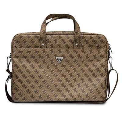 Bag Gucb15P4Tw 16 Brown/ Brown Saffiano 4G Triangle Logo