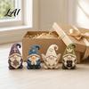 Kit Filo da Ricamo Gnomo Accogliente Kit Patchwork Fai-da-te Feltro Cucito Creativo Arte Artigianato per Artigiani Principianti Decorazione Casa Regalo Fatto a Mano Unico Nordico