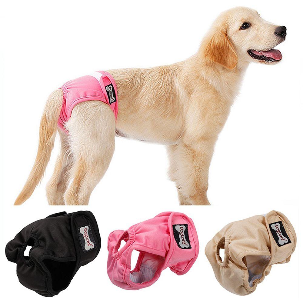 

Dogs Puppy Absorb water Shorts Menstrual Underwear Physiological Pants Dog Diapers Sanitary Panties M бежевый