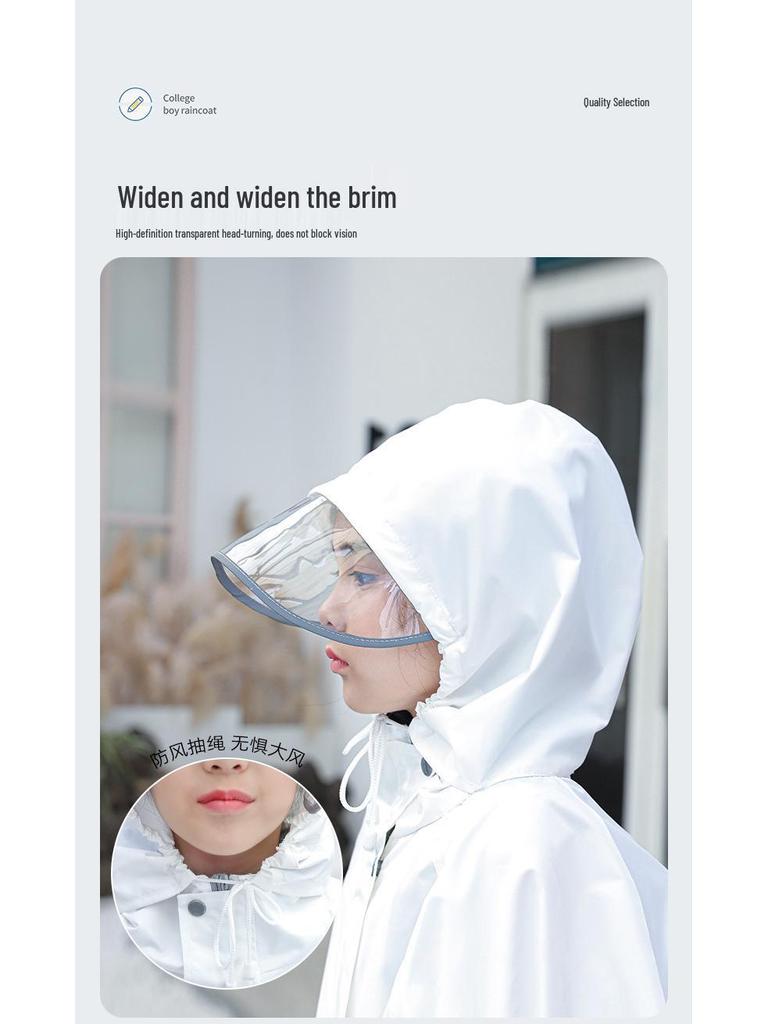 Kinder 2023 Regenmantel & Hose Set für Jungen & Mädchen - Vollständiger Regenschutz-Poncho für die Schule