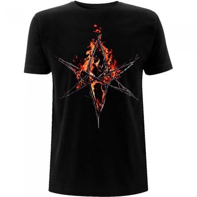 Bring Me The Horizon Unisex Adult Flaming Hex T-Shirt