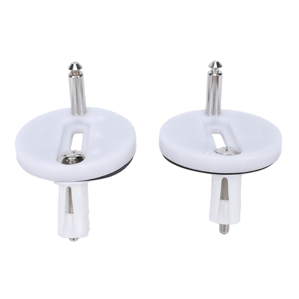 2 Pcs Toilet Seat Hinge Fixings Stainless Steel Toilet Seat Hinge Bolts Screws Kit Maintenance Accessories