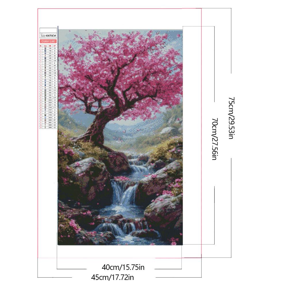 5D DIY Full Square Drill Partial AB Drill Diamond Painting Landscape Kit Decor