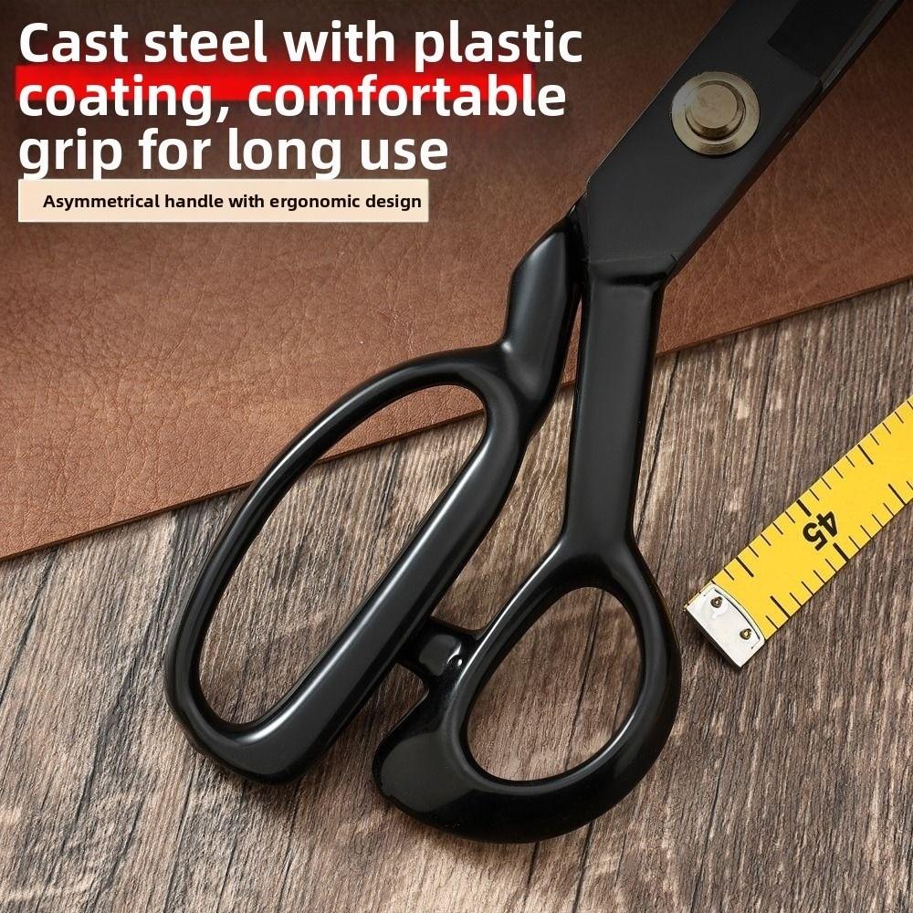 8-12inch Fabric Scissors Ergonomic Leather Cutting Scissors Sewing Shears Tailoring Work