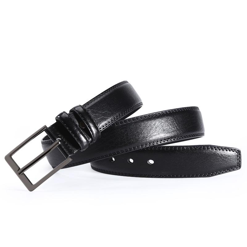 Men's Classic Business Pin Buckle Belt: Versatile Design for Middle-Aged and Young Professionals