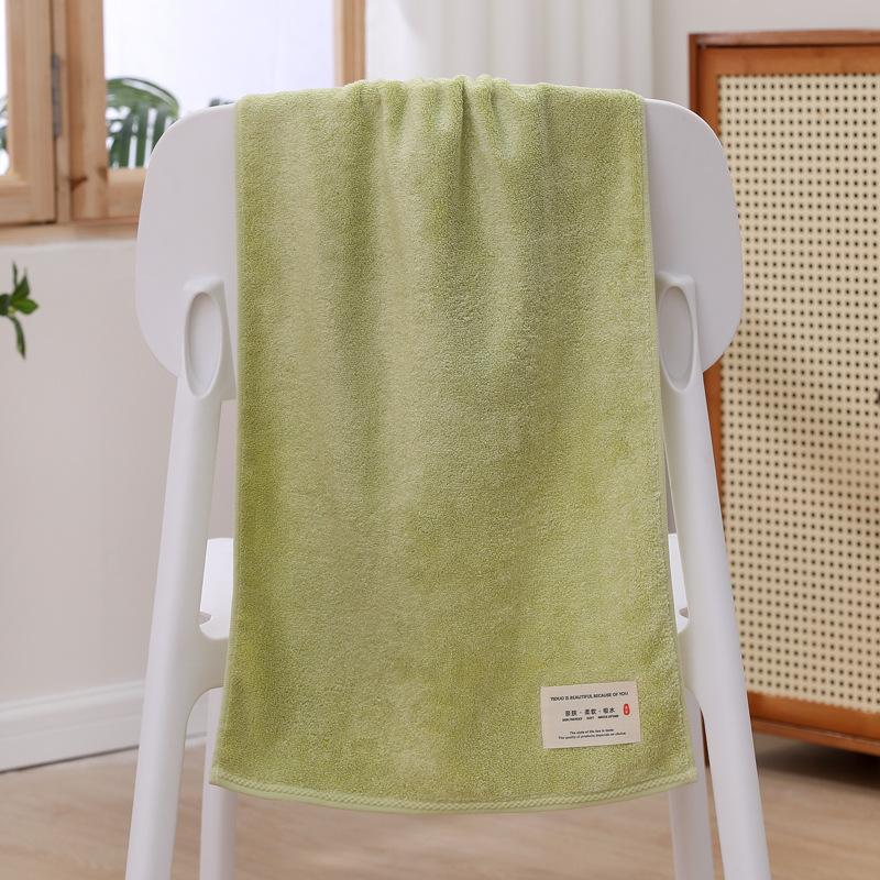 

Полотенце из бамбукового волокна, домашнее полотенце для лица, впитывающее утолщенное полотенце для лица без потери волос, мягкое простое полотенце из бамбукового хлопка 35*75CM