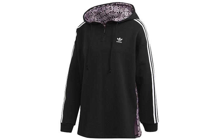 Adidas Originals 3 Stripes Sweatshirts Women s Hooded Moderate Regular FU1744 38