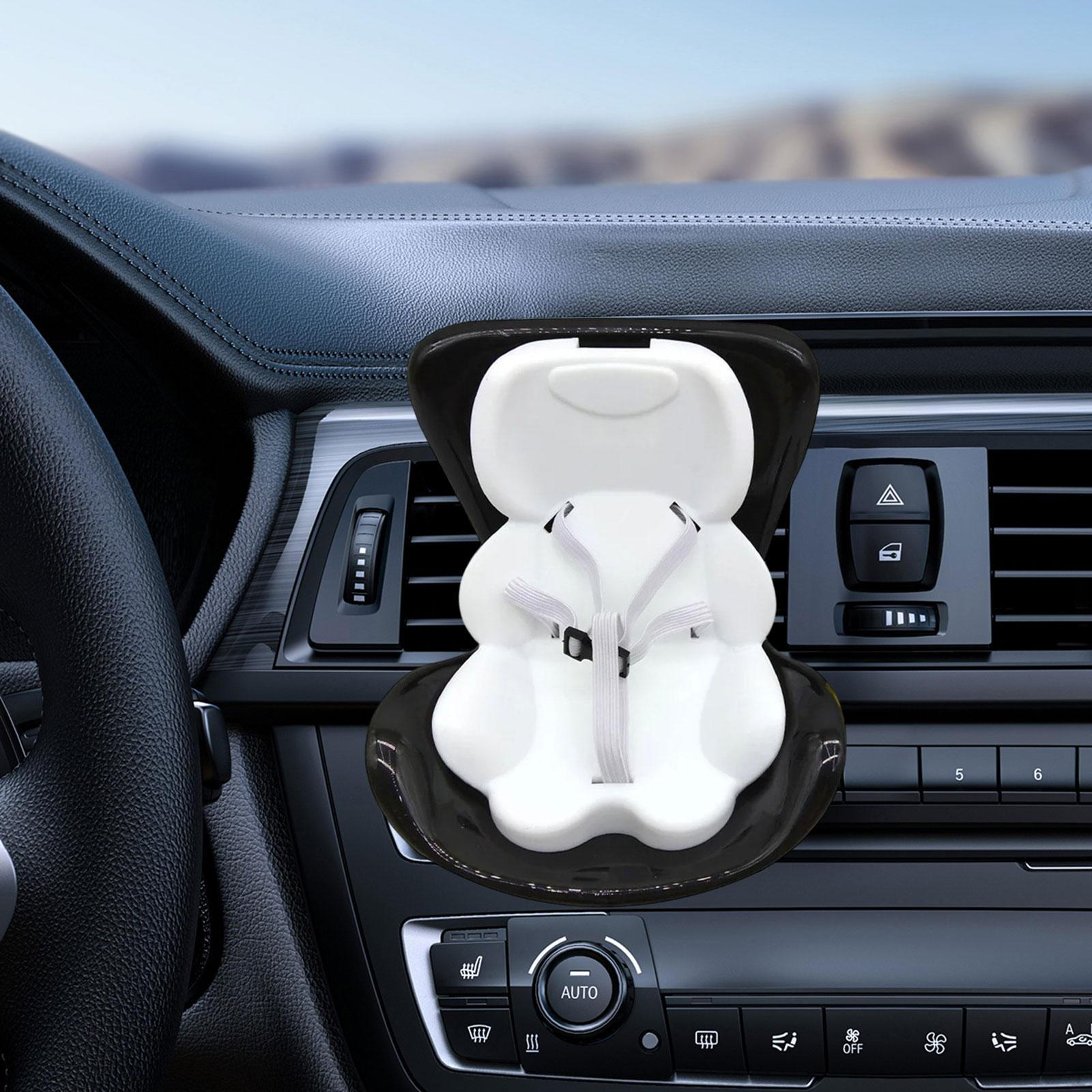 

Car Seat for Dolls Vent Clip Craft DIY Stuffed Toy Carseat Doll Interior Decoration Blue