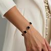 Lucky Five-petal Flower Five-leaf Clover Bracelet Earrings Necklace Three-piece Set for Woman Stylish Accessories Party Jewelry
