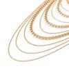 Multilayer Shoulder Chain for Women Punk Long Tassel Neck Body Jewelry Party Gifts