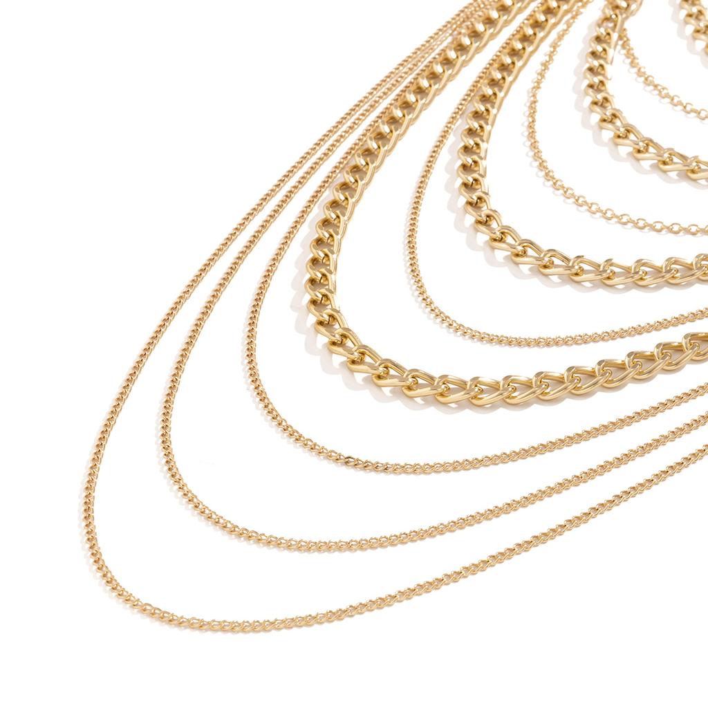 Multilayer Shoulder Chain for Women Punk Long Tassel Neck Body Jewelry Party Gifts