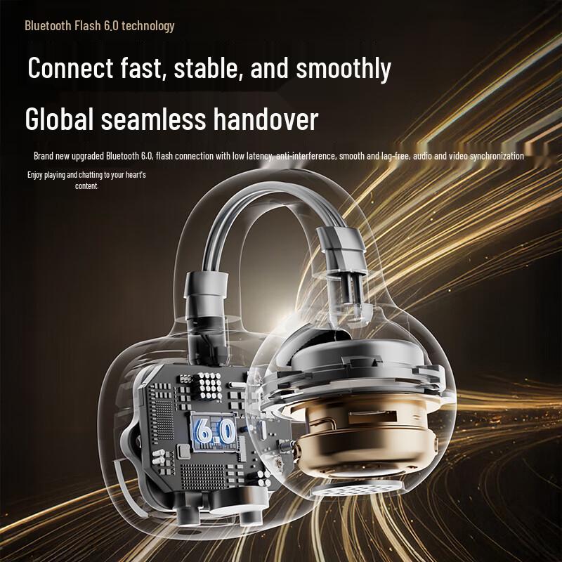 Lenovo RS107 Smart Touch Open-Ear Clip-On Bluetooth Earbuds