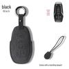 Genuine Leather Key Case for 2017-18 Ford Explorer/Mustang with Suede Buckle
