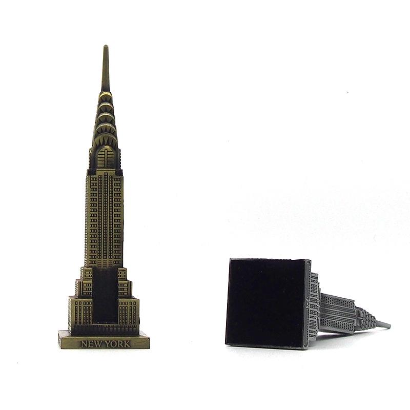 Chrysler Building Wolkenkratzer Metallfigur Ornament