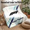 Aston Martin Custom Flannel Throw Blanket Print Your Name Text Soft Warm Blanket Holiday Present