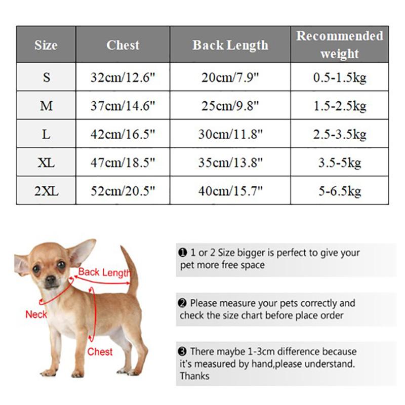 Autumn Winter Dog Clothes Warm Pet Dog Coat Jacket Soft Pet Vest for Small Medium Dogs Chihuahuas French Bulldog Costume