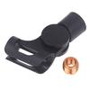 Universal Microphone Clamp Accessories Clip Holder For Microphone Stand Suspension Arm Adjustable With Plastic Adapter
