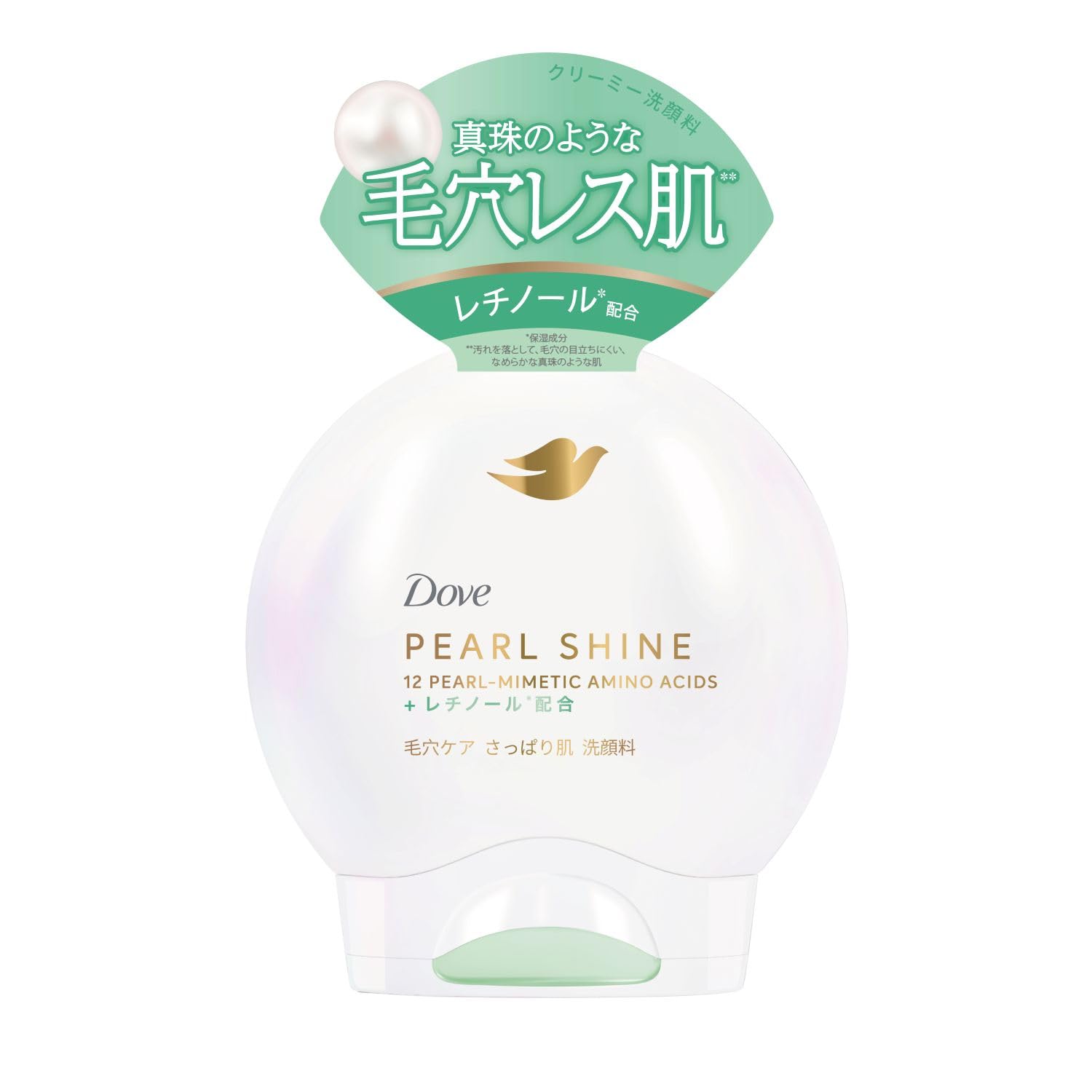 

Dove Pearl Shine Face Care Cleansing Foam 140g - Refreshing Pore Care for Clear Skin