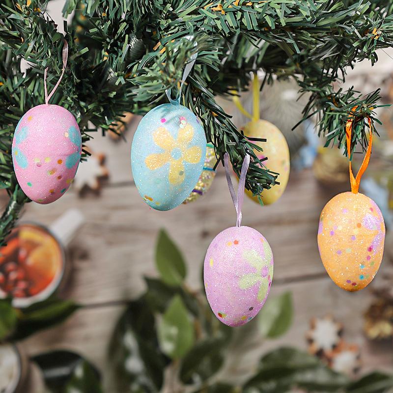 

6 шт. пасхальное яйцо из пенопласта, подвеска