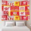 Liverpool Football Club Print Wandkleed, Achtergrond, Eenvoudige Installatie, Ideaal voor Slaapkamer, Kantoor & Woonkamer, met Esthetische Wanddecoratie.