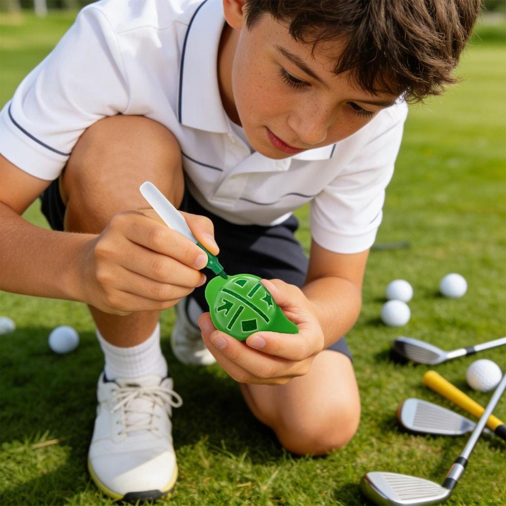 Easily Drawing Golf Ball Line Marker 4 Color Golf Ball Marker Marker Pen Liner  Training