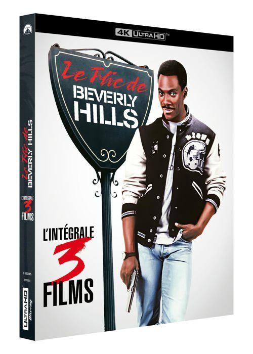 Blu-ray film Paramount Le Flic de Beverly Hills La Trilogie Blu-ray 4K Ultra HD