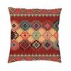 Aksaray Antique Turkish Kilim Square Pillow Cover Decoration Boho Bohemian Ethnic Persian Tribal Cushion Cover Throw Pillow