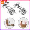 2-20Pcs Cabinet Door Hinges Stainless Steel Hydraulic Damper Buffer Soft Close Quiet Wardrobe Door Concealed Hinges with Screws