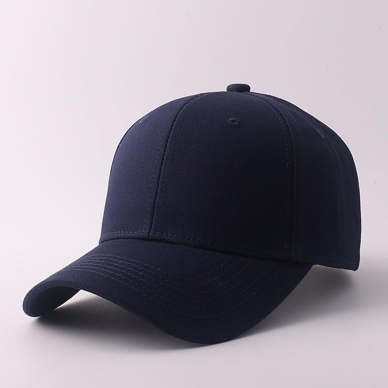 Pure cotton simple light board baseball cap fashionable hard top wide brim sunshade cap spot