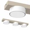 Ceiling Lamp LED Flush Mount Loft Gx53 Cashmere White Polish Decorative Lamp 3-light