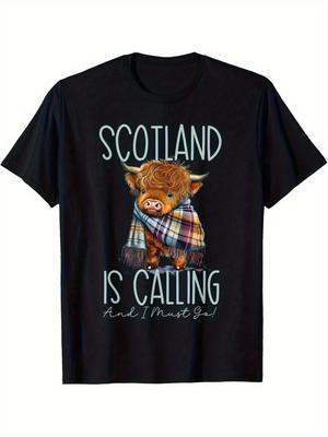 Scotland Is Calling Me And I Have To Go! Highland Cow T-shirt