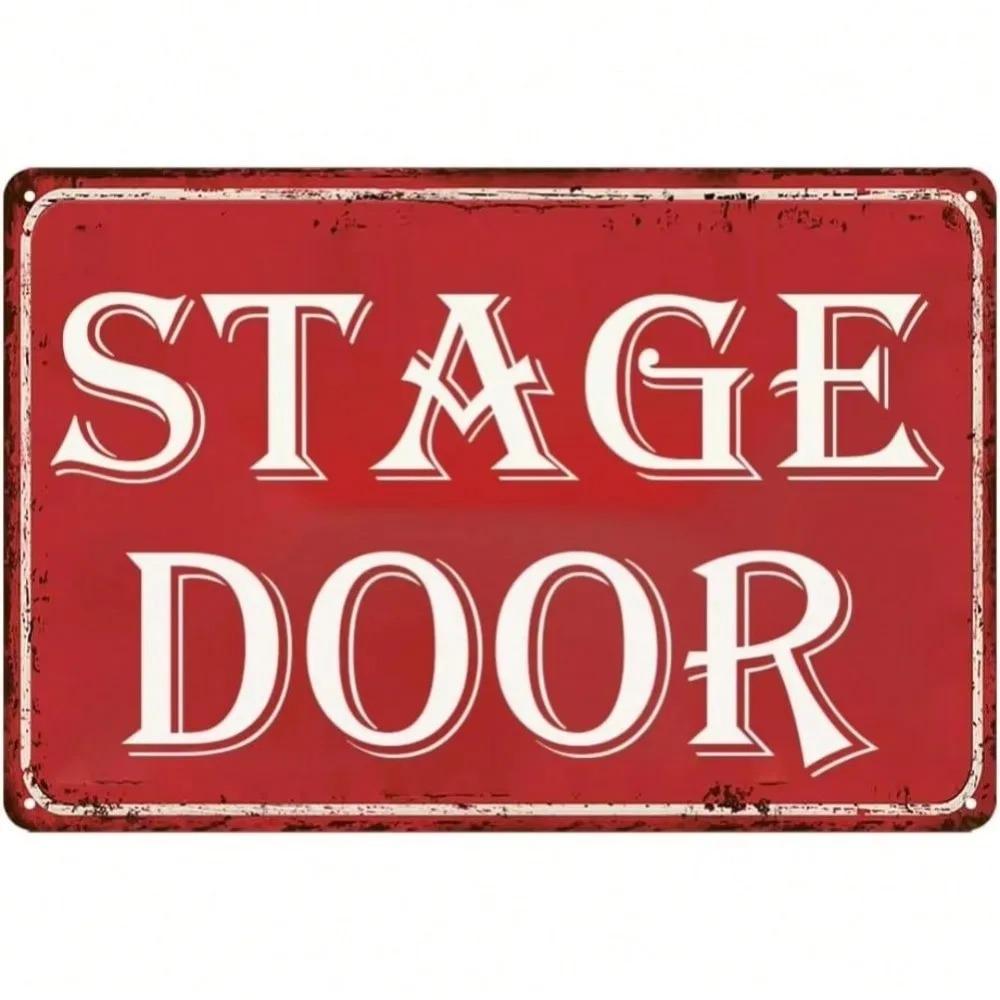 Metalowy Znak Kinowy Marki 12x8 Cal Vintage Muzyczny Blaszany Wystrój Ścienny do Domu Sypialni Baru Pokoju Halloween Dekoracja Prezent