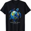 Earth Day 2025 Save Sea Turtle Art The Planet T Shirt