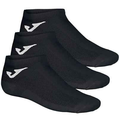 Joma Unsichtbare 3PPK Socken, Unisex schwarze Socken