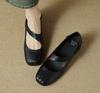 Cowhide version~ 2025 new soft-soled ballet shoes, square head flat-soled French single shoes, women's retro Mary Jane shoes