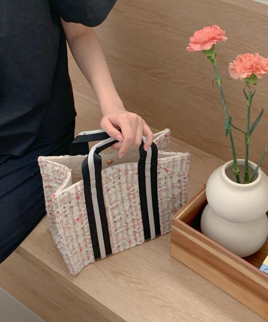 Oror Book Tote Bag 011 Knit Ivory