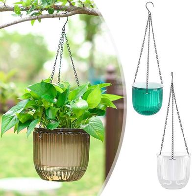 Vaso Sospeso Vaso Sospeso in Plastica Fioriera Trasparente Giardino