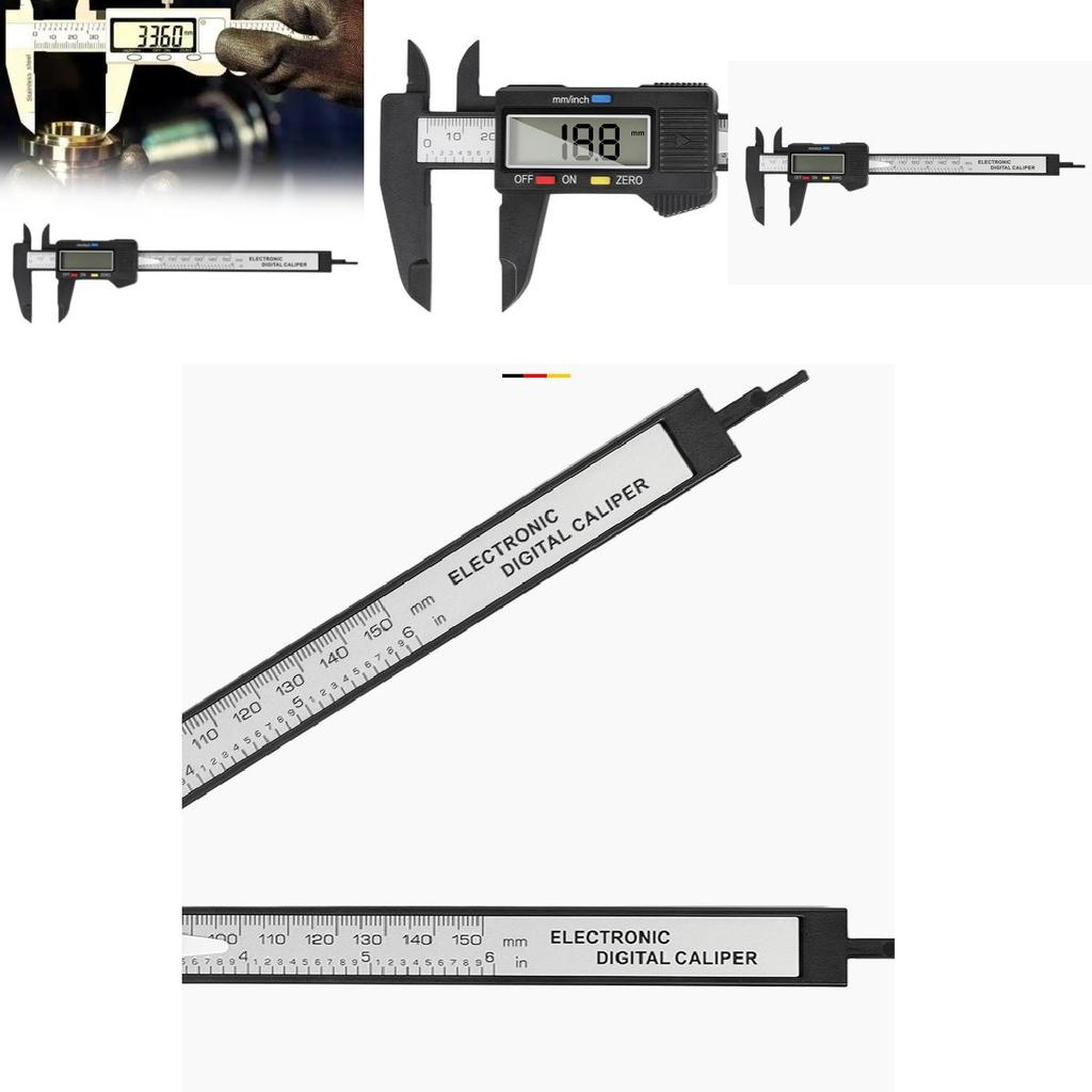 Digital Plastic Caliper With Large Screen For Jewelry And Craft Measuring