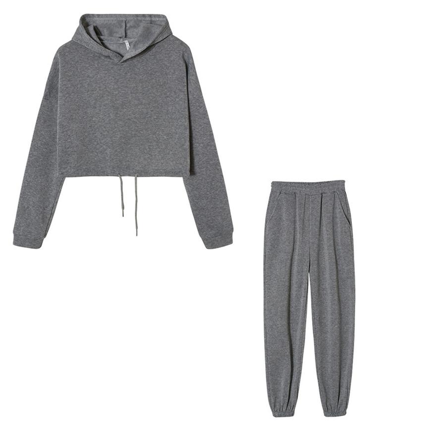 Fall Sale New Fashion Long Sleeve Sports Casual Set Two Piece Outfit
